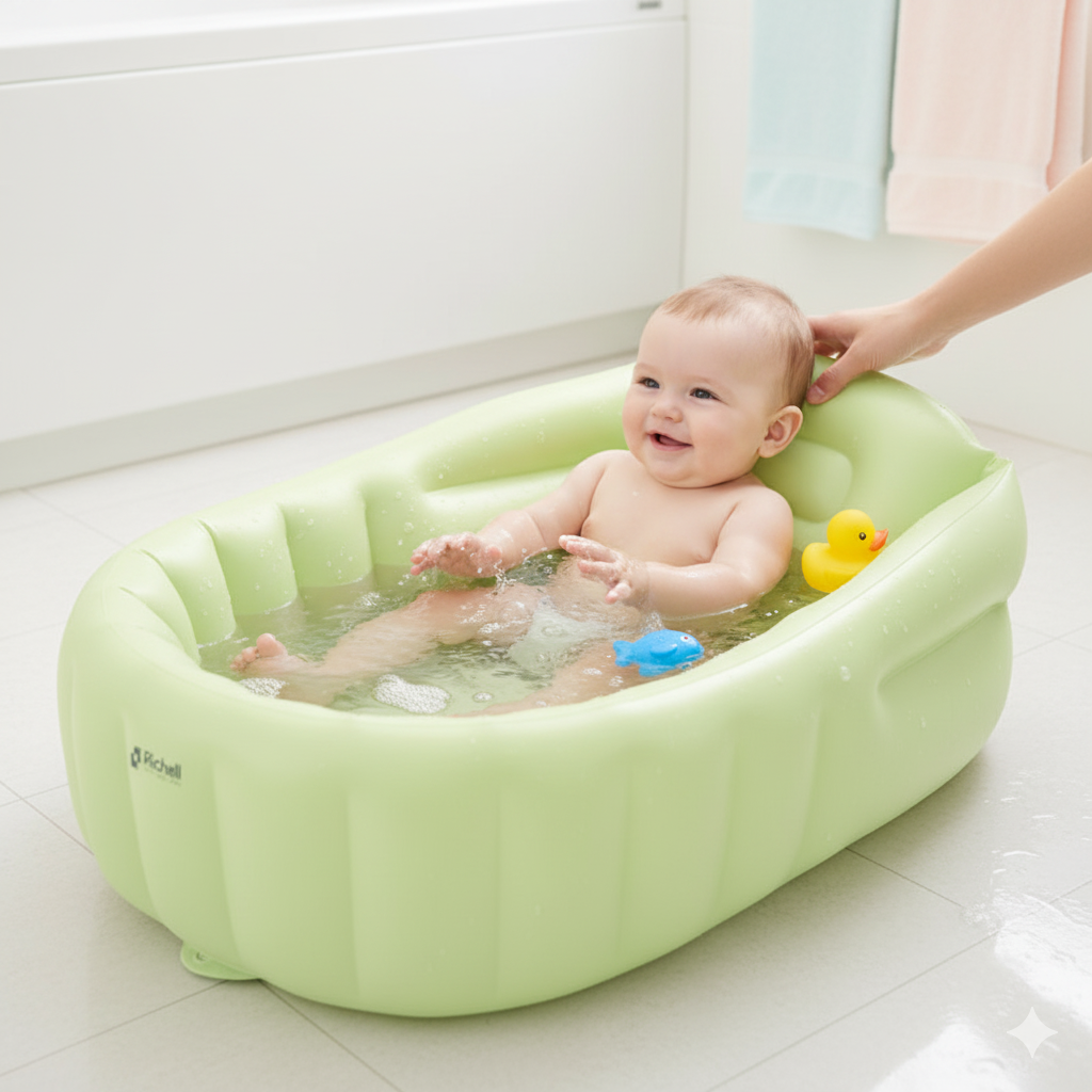 ベビーバス ヨドバシ.com - リッチェル Richell ふかふか ベビーバスK