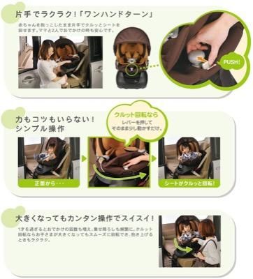 クルットNTプレミアムW エールベベ（チャイルドシート）のレンタル