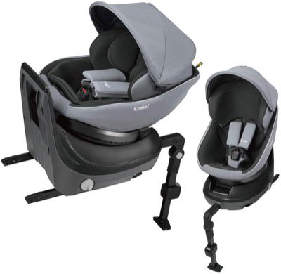 新生児から使えるクルムーヴ スマート ISOFIX  チャイルドシート超衝撃吸収素材搭載