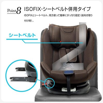 カイナビットターン ISOFIX 2 リーマン (ジュニアシート)のレンタル-点検清掃済・安心保証あり｜ベビー用品レンタルのベビレンタ