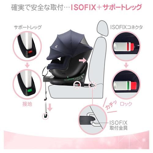 西松屋チャイルドシート　ターンレジェネクストキャノピー ターンレジェネクストキャノピーGY | 西松屋オンラインストア