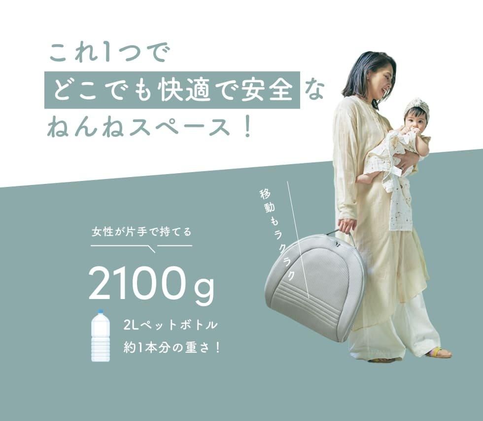 折りたたみベッドインベッド 3Dエアーメッシュ ネオママイズム