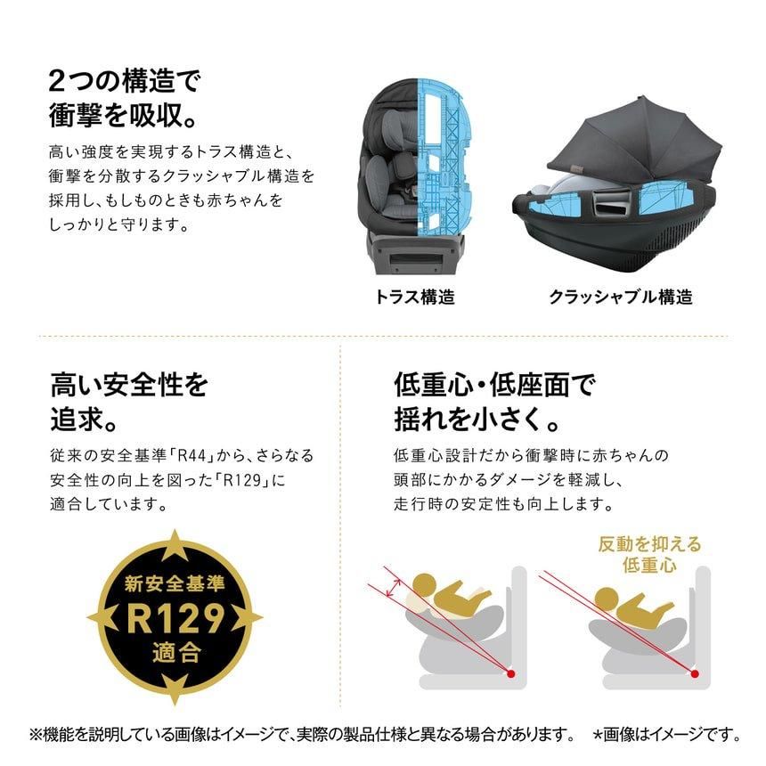 ホワイトレーベル THE S ISOFIX エッグショック ZC-720