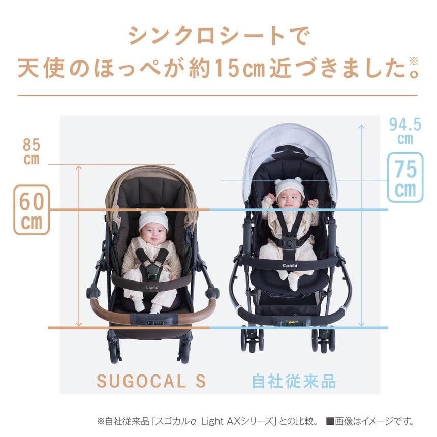 スゴカル S エッグショック JA A型ベビーカー コンビ(Combi)の