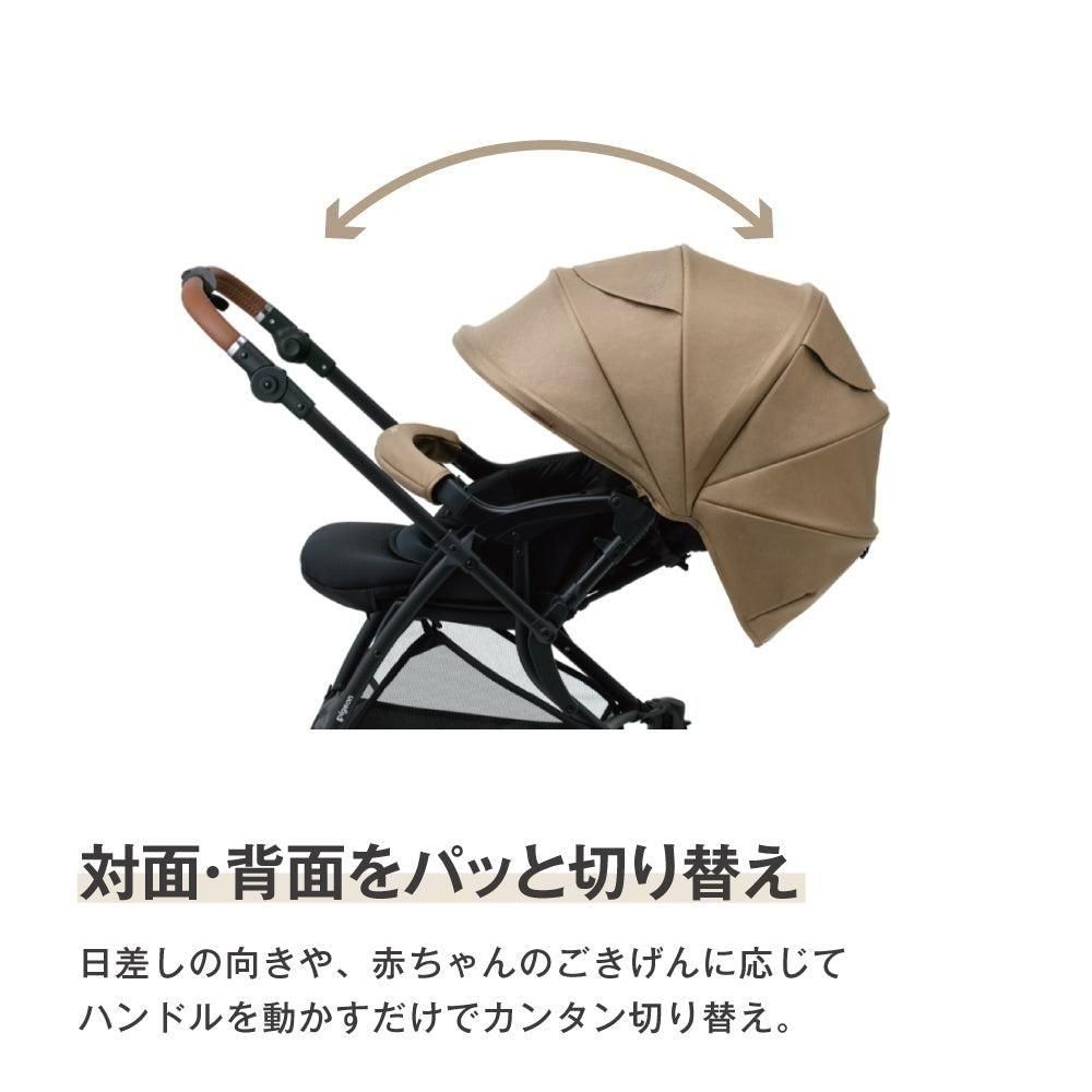 ピジョン ランフィ RB5 両対面式A型ベビーカー キャメル Amazon.co.jp: ピジョン ランフィ RB5 両対面式A型ベビーカー キャメル