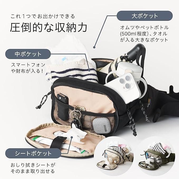 ヒップシート 抱っこ紐・おんぶ紐 ハグー(Hugoo)のレンタル-点検