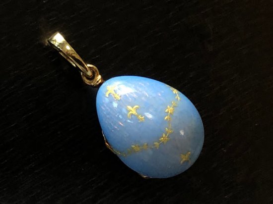 ファベルジェ エナメル イースターエッグ 18Kt ペンダント 中古 /0T061 - VINTAGE JAPANESE JEWELRY /  昭和ジュエリー / 肥前屋質店 / 渕上清志