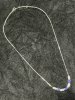 サファイア3石　メレダイヤモンド　Pt900/850　ネックレス　44cm　#VJJ36023　#VJJ肥前屋　昭和ジュエリー