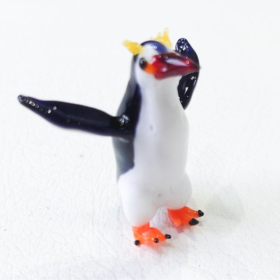 ガラスのペンギン シュレーターペンギン - 硝子造形士 穂坂英樹 グラス 