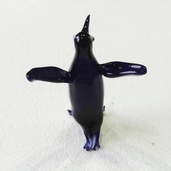 ガラスのペンギン キングペンギン - 硝子造形士 穂坂英樹 グラス ガラスのペンギン キングペンギン - 硝子造形士 穂坂英樹 グラス