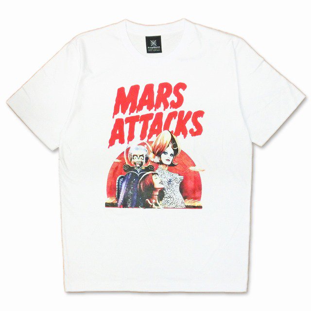 映画 マーズアタック Mars Attacks Tシャツ ホワイト 旅空tabisora