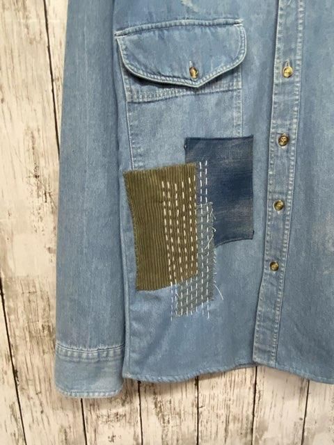 デニムシャツ リメイク 楽天市場】Wrangler REMAKE DENIM SHIRT ラングラー リメイク