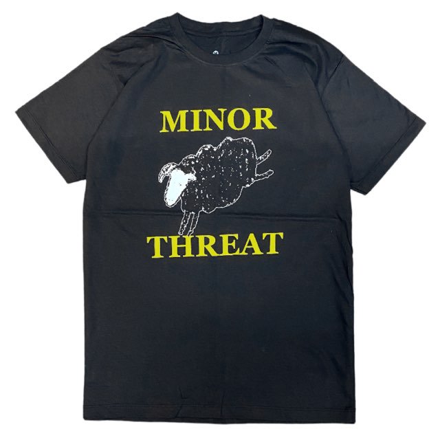 マイナースレット MINOR THREAT バンド Tシャツ　 レディース、メンズ衣料、ヒッピーファッション、アジアンファッション、レトロ古着、ROCK系衣料、オリジナルタイダイ染め、旅空tabisora  foolsgold web-shop