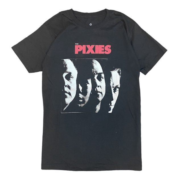 ピクシーズ PIXIES バンド Tシャツ ブラック レディース、メンズ衣料、ヒッピーファッション、アジアンファッション、レトロ古着、ROCK系衣料、オリジナルタイダイ染め、旅空tabisora  foolsgold web-shop