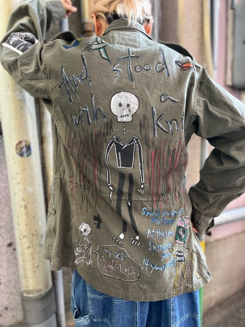 ロデオクラウンズ シャツジャケット 淡ピンク ロゴ刺繍 S〜M