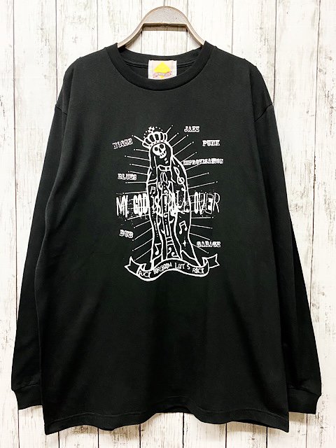 ROLLOVER ロングスリーブTシャツ 長袖 ブラック