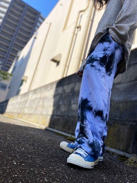 タイダイ スウェットパンツ Mサイズ パープル ムラ染め HD18-18