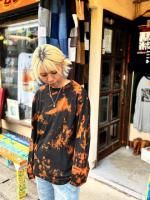 タイダイ染め 長袖Tシャツ - 旅と自由と音楽と レディース