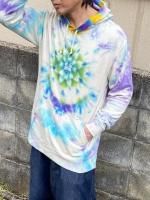 <img class='new_mark_img1' src='https://img.shop-pro.jp/img/new/icons15.gif' style='border:none;display:inline;margin:0px;padding:0px;width:auto;' /> աǥ ץ륪С ѡ  XL ۥ磻ȡߥ֥롼ߥѡץ  Hippies Dye