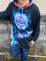 <img class='new_mark_img1' src='https://img.shop-pro.jp/img/new/icons15.gif' style='border:none;display:inline;margin:0px;padding:0px;width:auto;' /> աǥ ץ륪С ѡ  XXL ֥å Hippies Dye