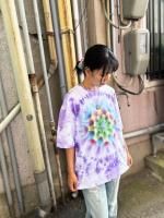 タイダイ染め 新型プルオーバー 幻想的な曼荼羅模様 グレージュHippies Dye最新作 it-67b196ab1ac31-1200.jpg