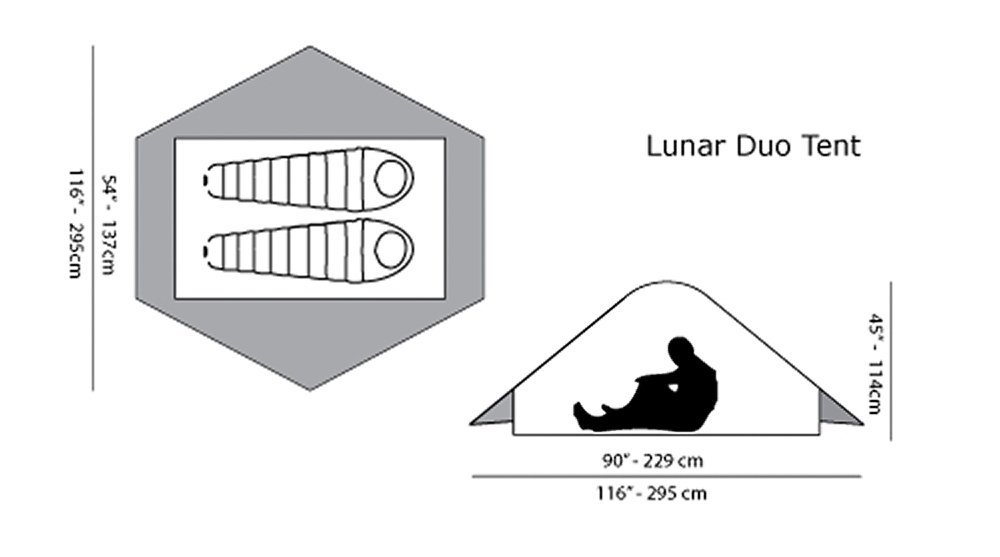 シックスムーンデザインズ ルナー デュオ 1100g テント タープ ビビィ 2人用 Six Moon Designs Lunar Duo Shelter