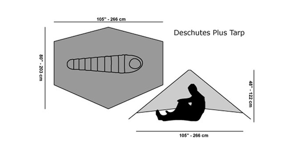 シックスムーンデザインズ Deschutes Tarp Plus デュシュッツタープ プラス 450g テント タープ 3〜4シーズン 1人用