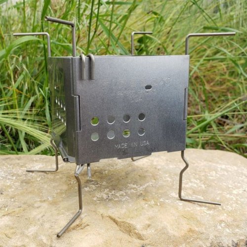 ファイヤーボックス ナノステンレスボックスセット キャンプストーブ FIREBOX Nano Stainless Steel Box Set
