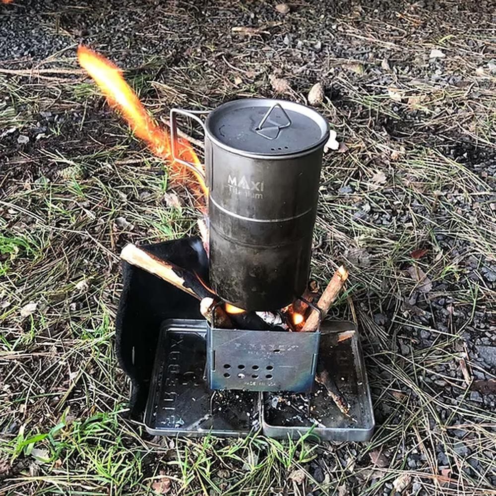 超歓迎された FIREBOX NANO Titanium Stove ナノ チタニウムセット ...