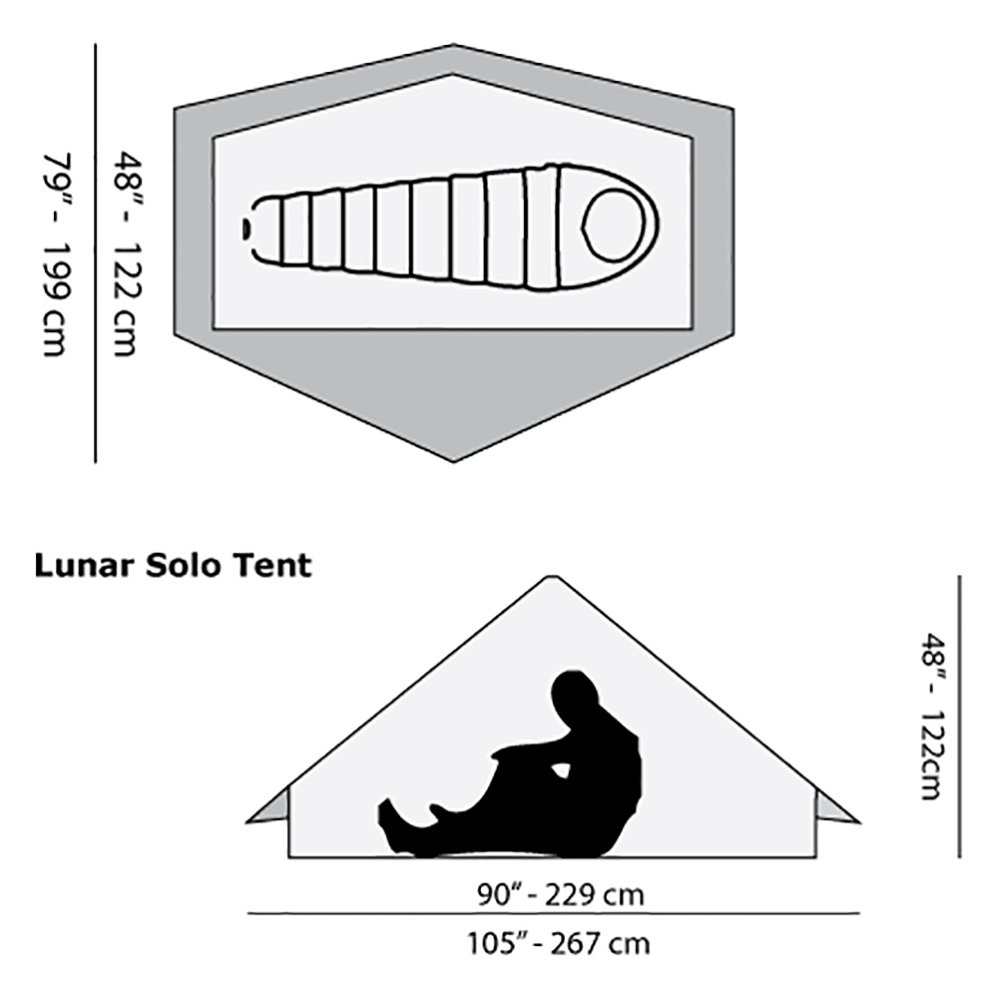 アウトドア テント/タープ シックスムーンデザインズ ルナーソロ 2021 680g テント おすすめ ソロ 