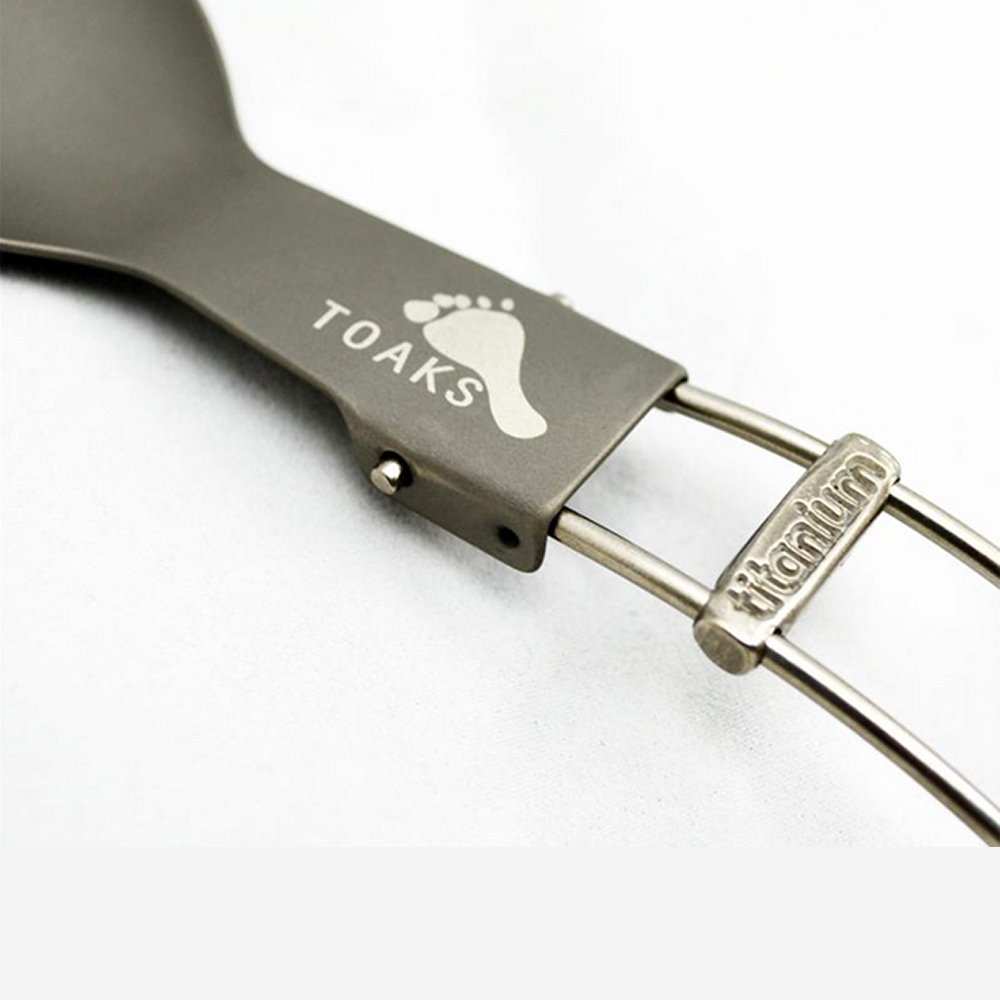 TOAKS Titanium Folding Spoon SLV-07 | 超軽量ながら頑丈なチタン製の折りたたみスプーン -  アウトドア・スポーツ・ファッション ディントコヨーテ 通販ショップ DYNT COYOTE LIFE STYLE SHOP