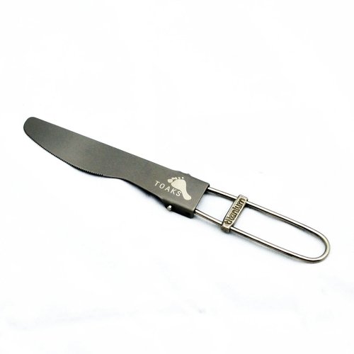TOAKS トークス Titanium Folding Knife チタニウム 折りたたみナイフ アウトドア食器