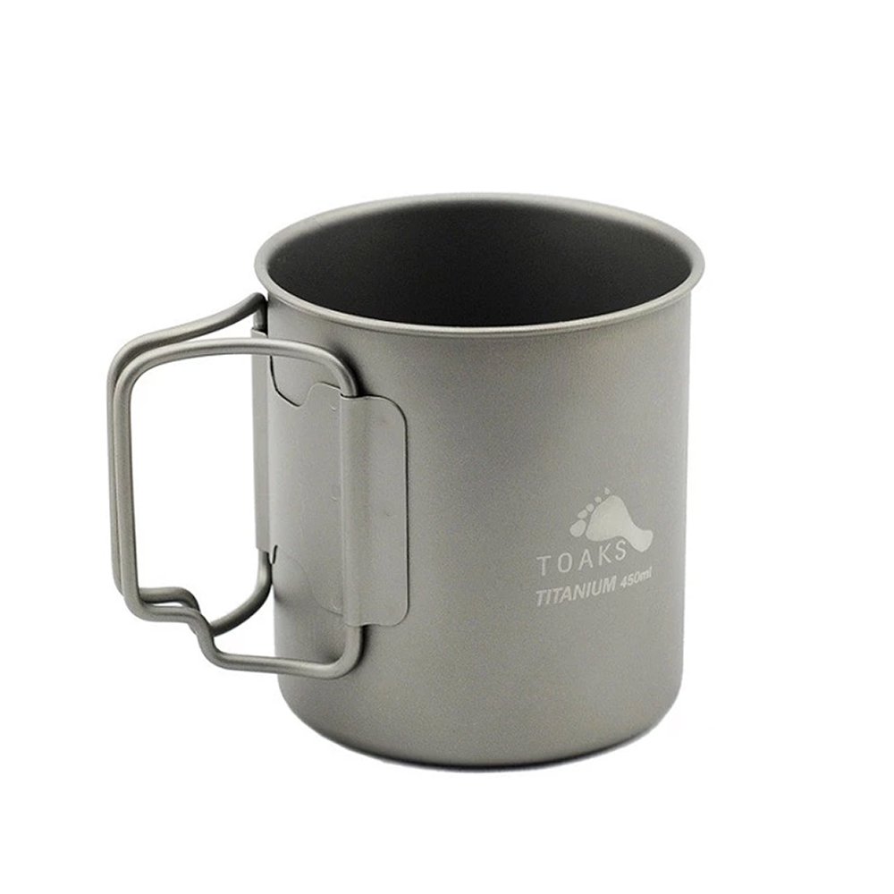 Titanium　Cup　アウトドア食器　カップ450ml　450ml　チタニウム　コップ　カトラリー　TOAKS　トークス