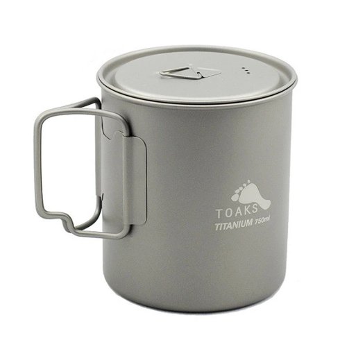 TOAKS トークス Titanium Pot 750ml チタニウム ポット750ml アウトドア食器 カトラリー