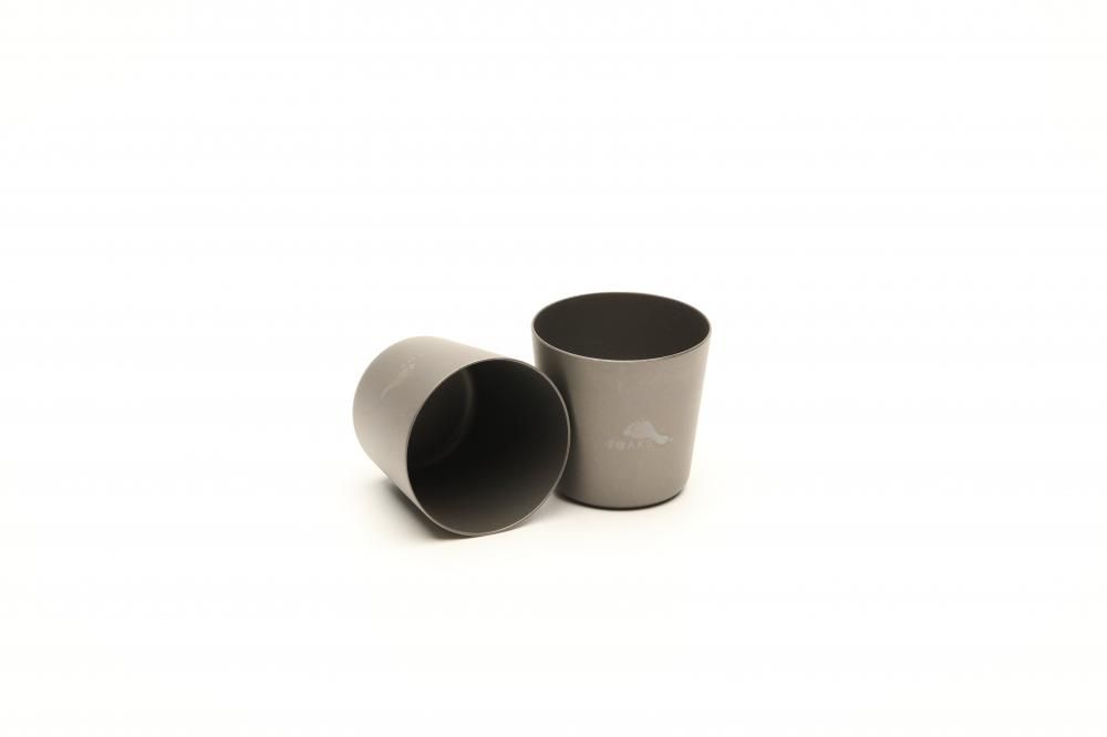 TOAKS Titanium 42ml Shot Glass (Pair of 2) ȡ 42mlåȥ饹2ĥåȡSG-04