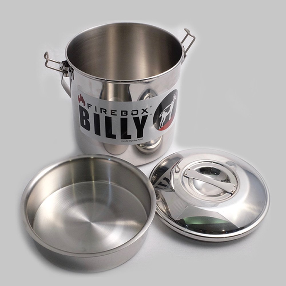 ファイヤーボックス ビリーカンブッシュクラフト Lサイズ 2850ml ブッシュクラフトポット Firebox Billy Bush Pot  Large FB-BCL キャンプ アウトドア