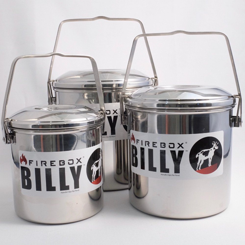 ファイヤーボックス ビリーカンブッシュクラフト Lサイズ 2850ml ブッシュクラフトポット Firebox Billy Bush Pot  Large FB-BCL キャンプ アウトドア