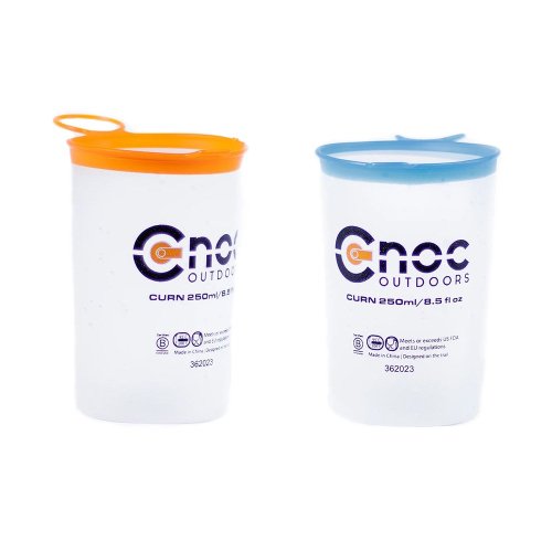 Cnoc Curn Collapsible Cups Pair クノック ２カーンカップ(各250ml）TPU製 超軽量折りたたみ式カップ キャンプ クノックアウトドア CNOC Outdoor