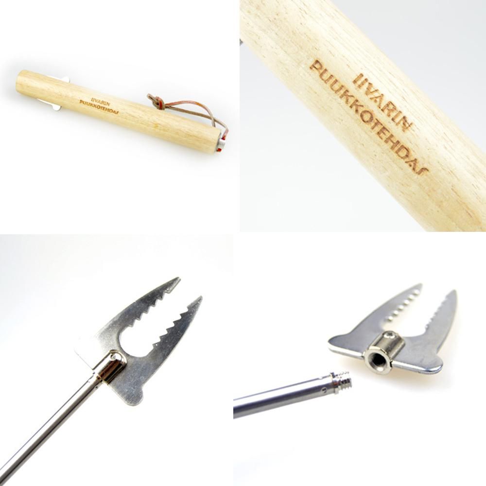 Iivarin Puukko Tehdas イーバリンプーッコテーダス バーベキュースティック 1mロングフォーク 火かき棒 Iivarin Puukko Tehdas イーバリンプーッコテーダス バーベキュースティック 1mロングフォーク 火かき棒