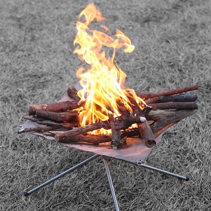 ƥ쥹å ޤꤿʲ ե䡼 Huehuecoyotl Outdoor Works Stainless Mesh Fire Stand
