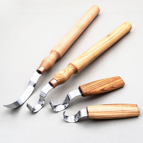 ビーバークラフト 4本 フックナイフセット Beaver Craft Hook Knives Set of 4 Tools
