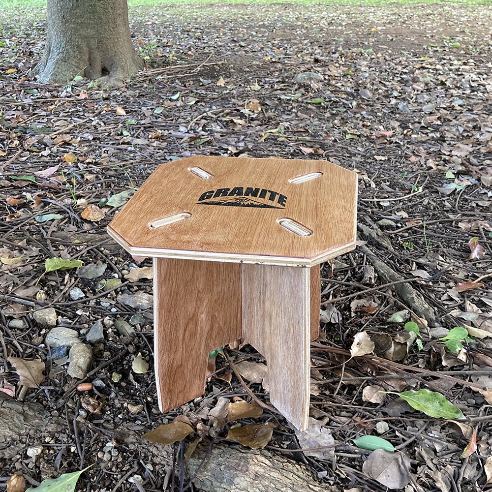 グラニット チッチャブダイ 組立椅子 組立チェア ちゃぶだい 木製 いす キャンプ camp GRANITE CHICYABDAI gg-006