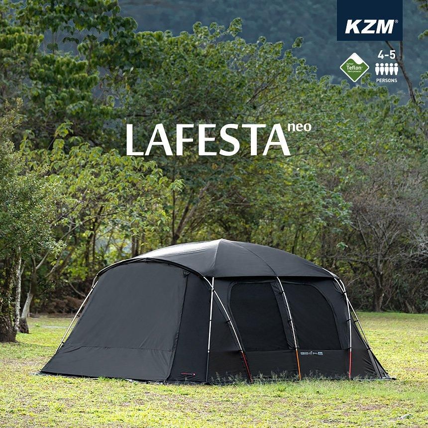 KZM OUTDOOR ラフェスタNEO ファミリーテント 4〜5人用 - テント/タープ