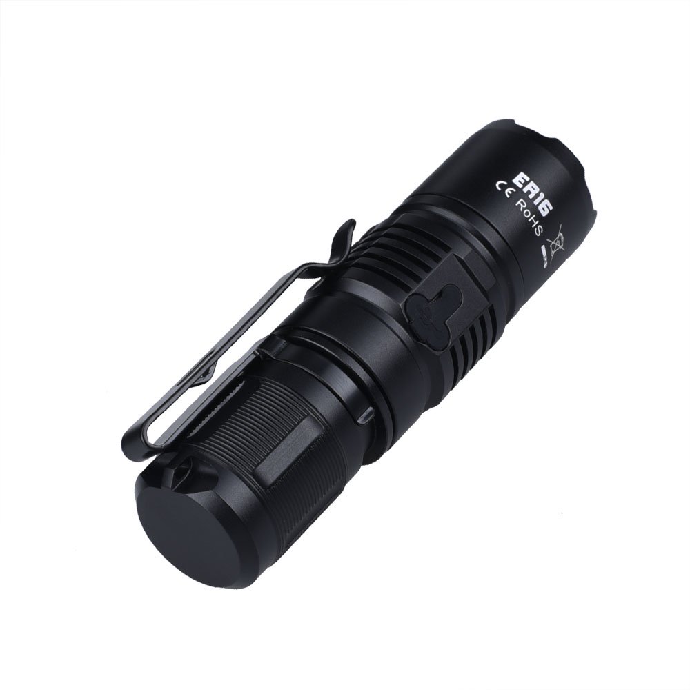 Fitorch ER16 Mini rechargeable side switch LED flashlight フィトーチ  ミニLEDフラッシュライト 充電式 LED懐中電灯 1000ルーメン