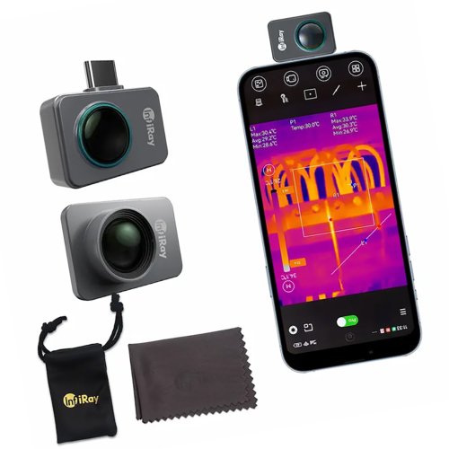Xinfrared InfiRay P2 Pro Thermal Camera Android Type-C 磁気マクロレンズ付き サーマルカメラ
 