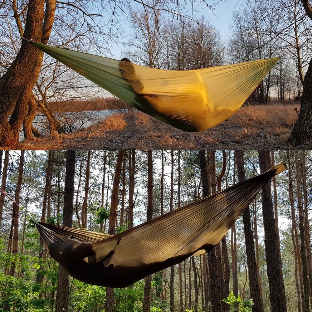 BUSHMEN Travel Gear ULTRALIGHT Hammock green dark olive ブッシュ 