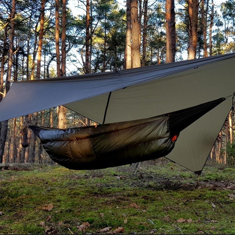 ブッシュメントラベルギア ウルトラライトタープ ダークオリーブ BUSHMEN Travel Gear ULTRALIGHT Tarp dark  olive