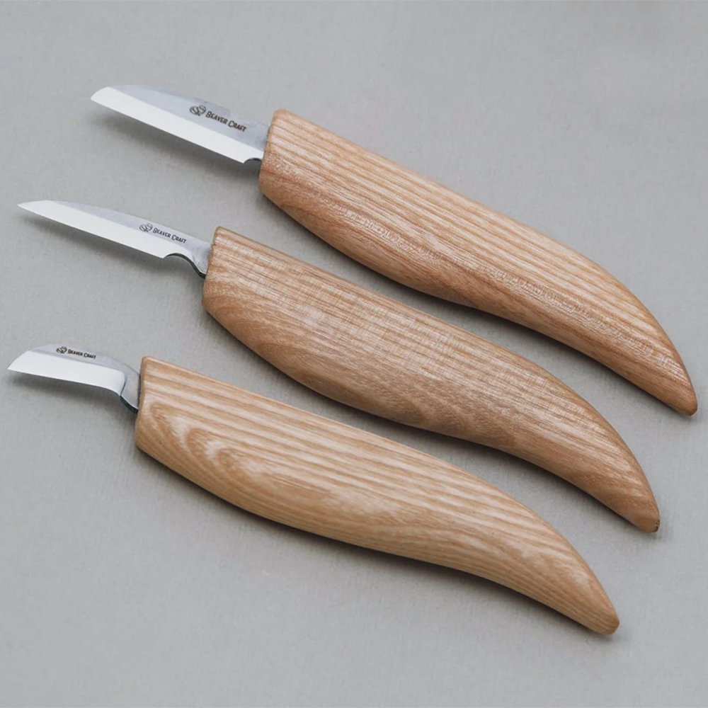 ӡСե åץåɥӥ󥰥ʥեå Beaver Craft S06 Chip Carving Knives Set