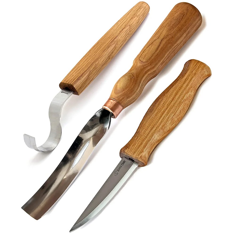 ビーバークラフト ガウジ付きスプーンカービングセット Beaver Craft S14 Spoon Carving Set with Gouge