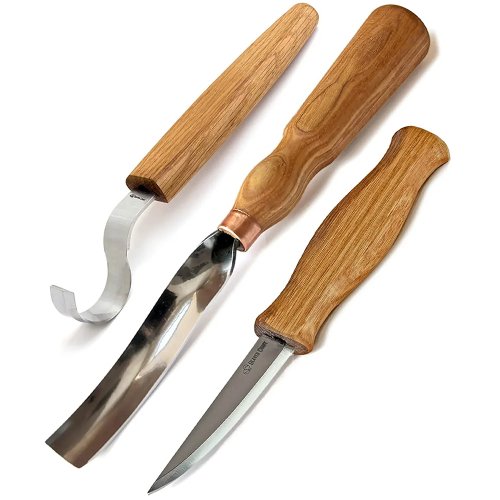 ビーバークラフト ガウジ付きスプーンカービングセット Beaver Craft S14 Spoon Carving Set with Gouge
